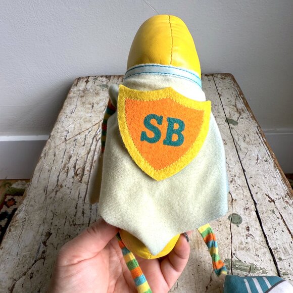 AMTOY Super Banana Plush 12 Inch 1982 Vintage Stuffed Toy - Picture 3 of 6